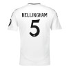 Oficiální Fotbalový Dres Real Madrid Bellingham 5 Domácí 2024-25 pro Děti